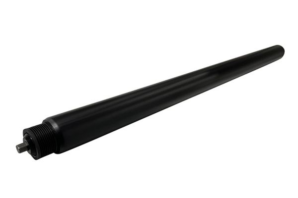 Poly-v belt driven conveyor roller