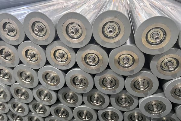 Steel Conveyor Roller with Internal Bearings