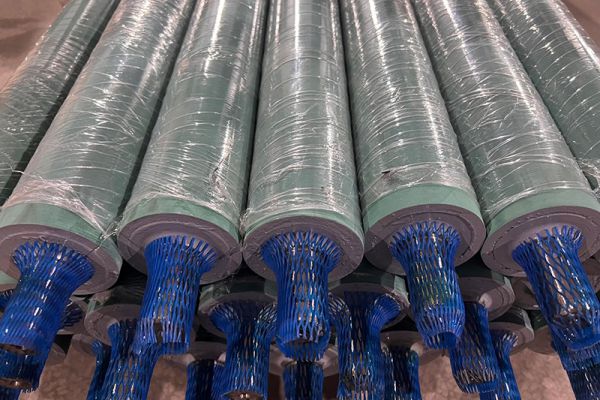 Steel Conveyor Roller with External Bearings
