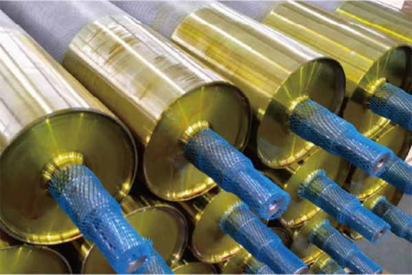 Steel Conveyor Roller with External Bearings
